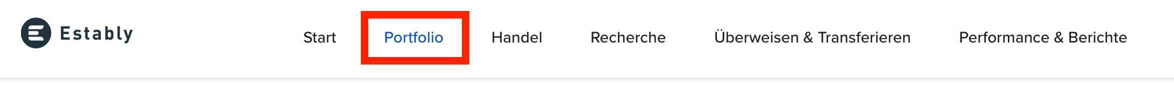 Laptop Estably Portfolio