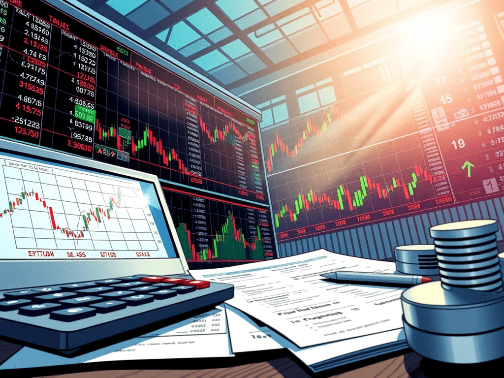 Steuern, Optionen, Computer, Graph