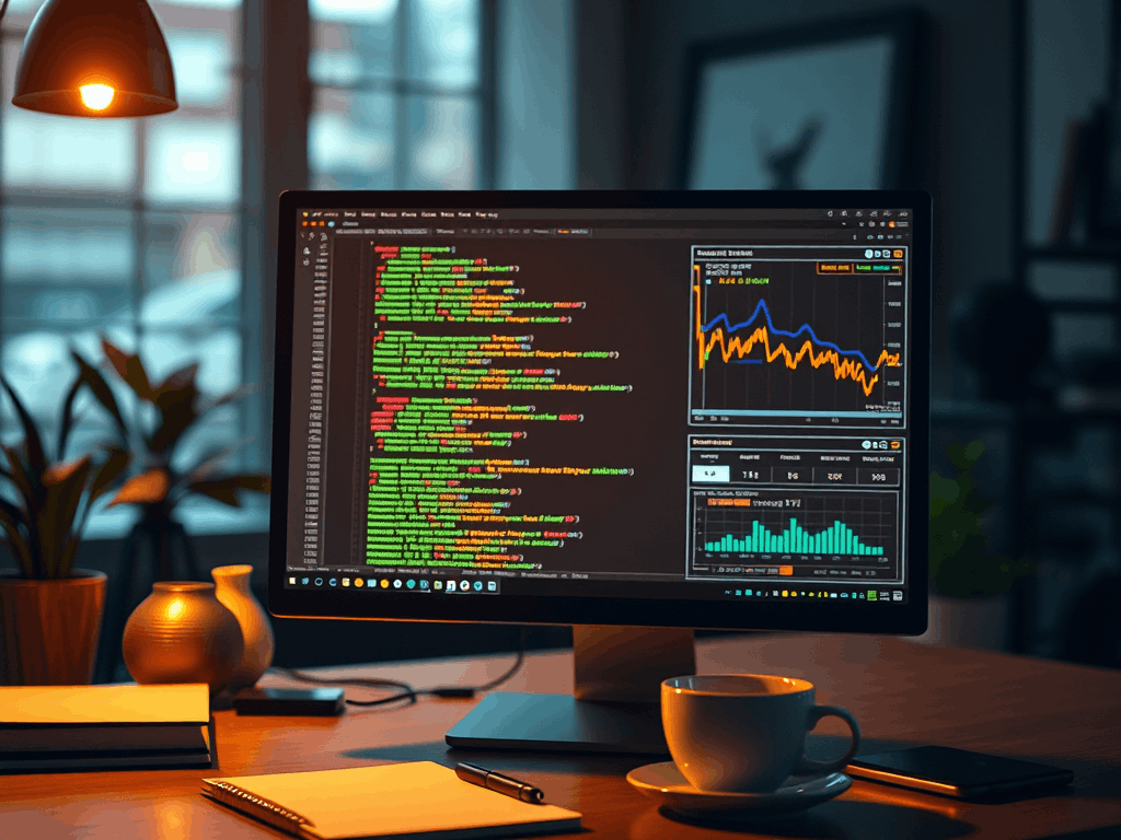 Bildschirm, Algorithmischer Optionshandel